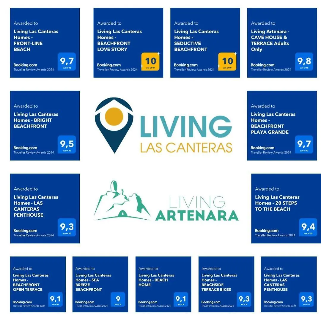 Living Las Canteras Homes - Stylish Beachfront Las Palmas de Gran Canaria